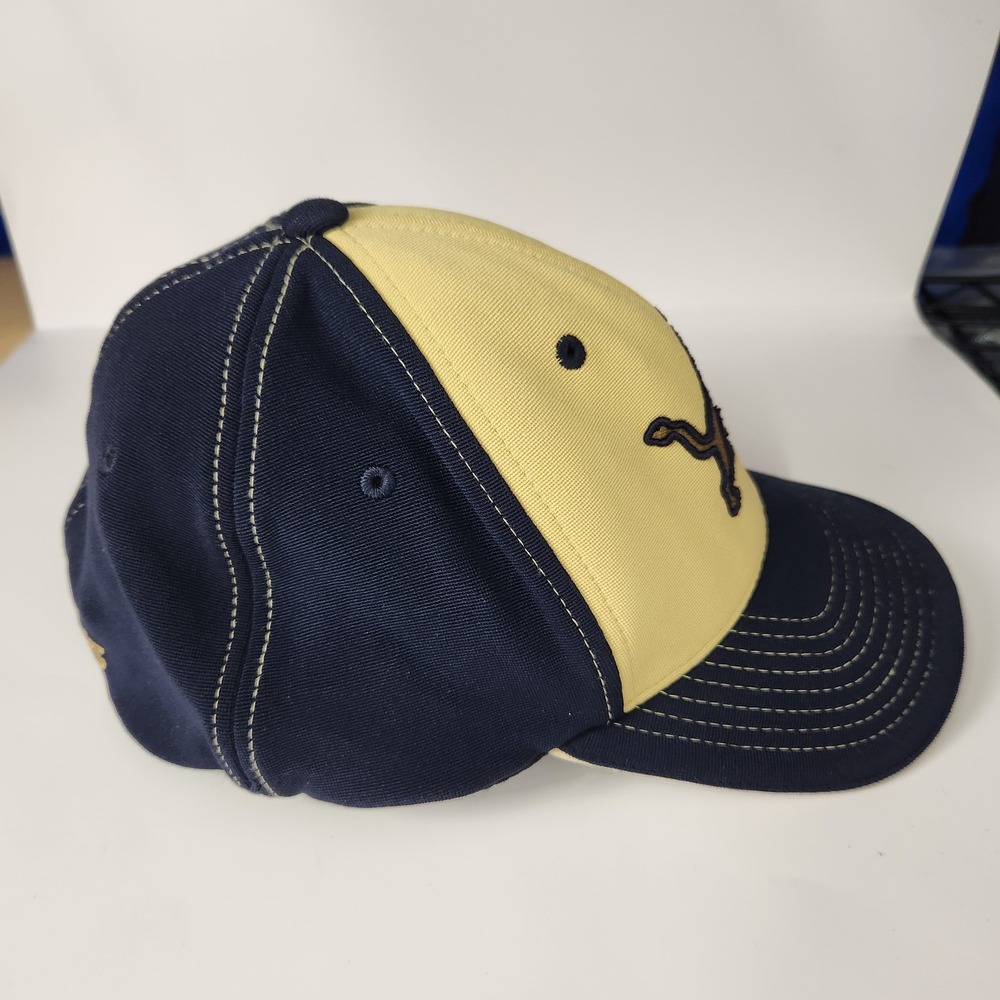 CSCS‎ Lions Hat Cap Fitted Mens Large Navy Gold High School Football Pacific - Picture 4 of 10